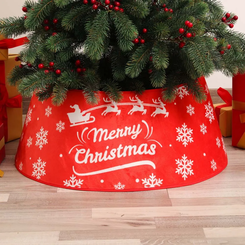 

Christmas Tree Decor enclose Base Merry Christmas Decorations Sequin Tree Skirt Christmas Decorations Home Decoration Xmas Tree
