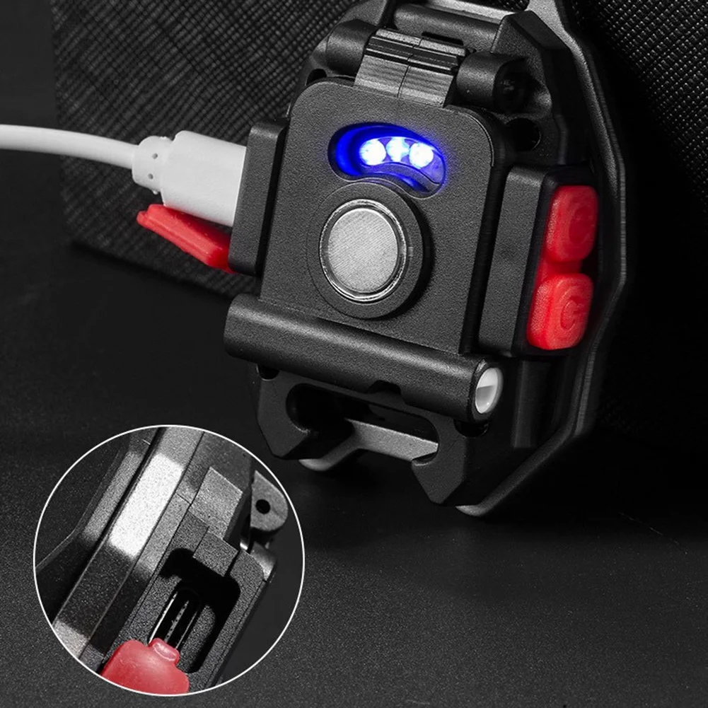 Мини-светодиодный рабочий светильник портативный брелок-фонарик лампа COB для