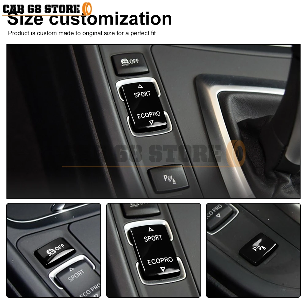 

Car Steering Wheel M1 M2 Mode Button With Start Engine Switch Button For BMW M3 M4 M5 M6 X5M X6M F10 F15 F16 F30 F34 F36 M Sport