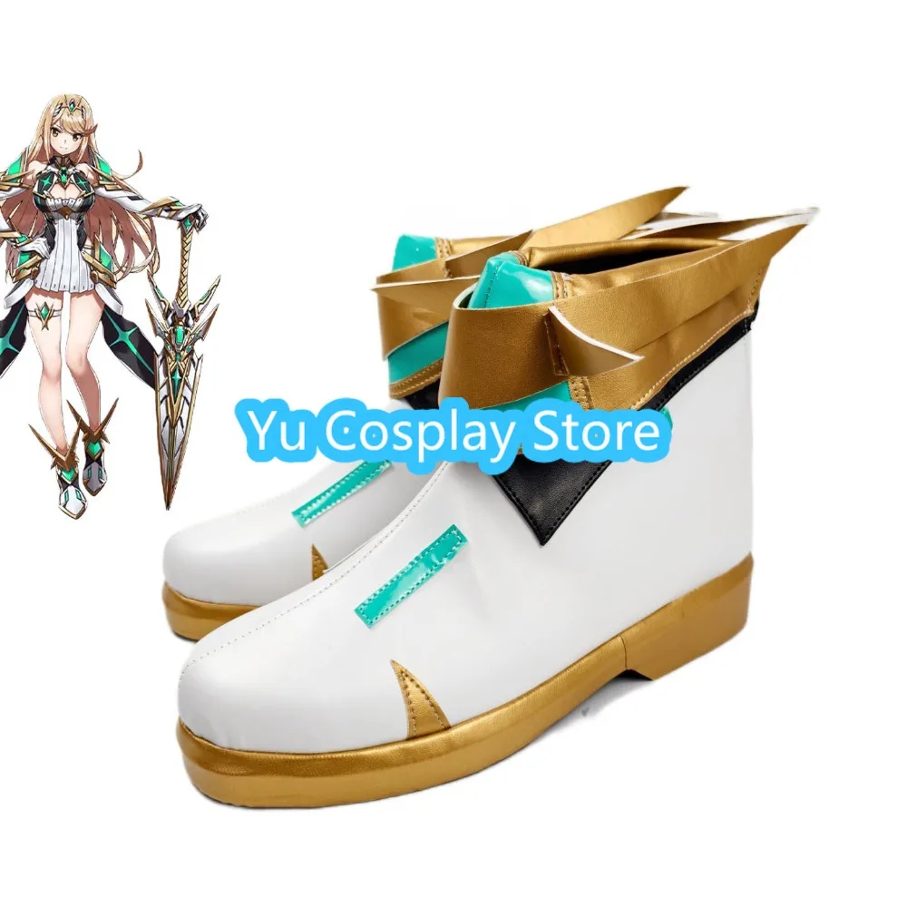 Фото Косплей-обувь по мотивам Xenoblade Chronicles 2: Mythra Pyra - Aegis Adventure Boots №1
