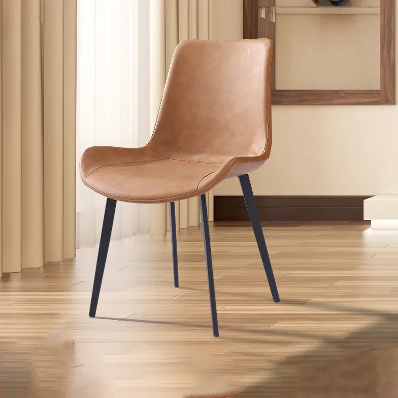 

Wholesale Nordic style designer dining chair office meeting room negotiation chair cafe backrest leisure chair