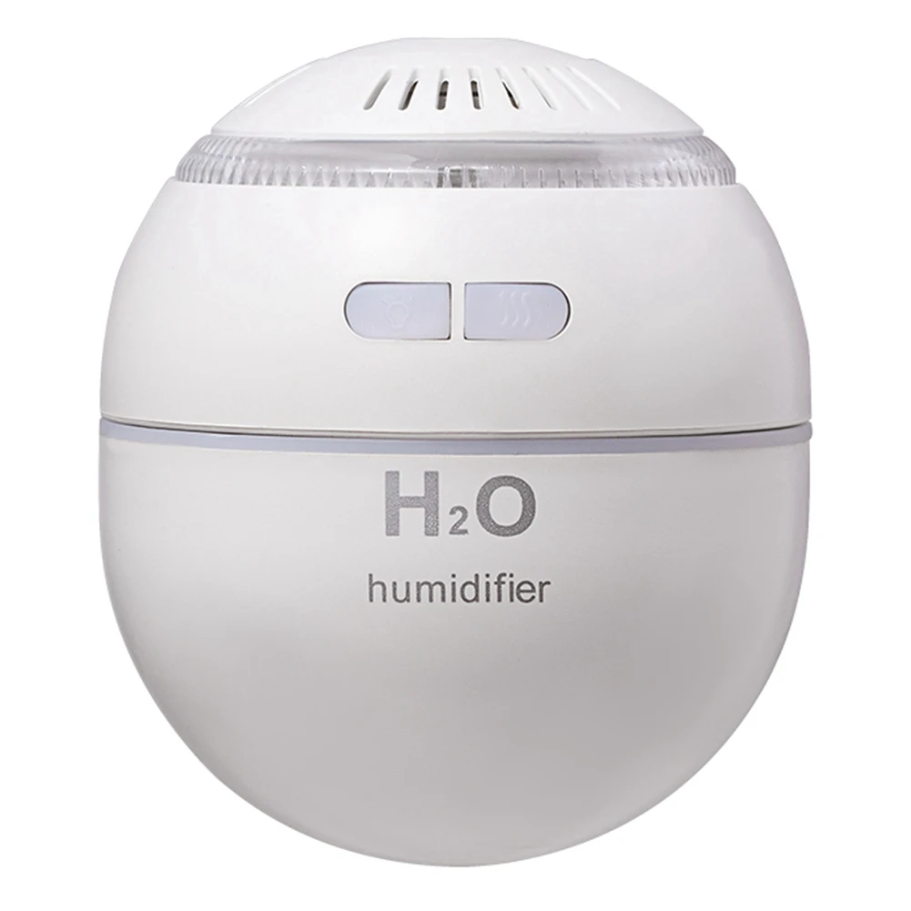 

120ML Space Ball Marquee Colorful Cup USB Humidifier Tumbler Aroma Diffuser Mini Air Humidifier with LED Light ,White