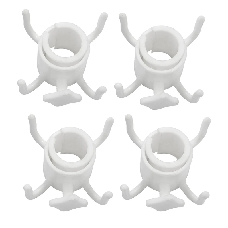 

New-4 Pcs Outdoor Beach Umbrella Hook Nail Four Legs Hooks Adjustable Size Beach Hanger For Hanging Towels Clothes