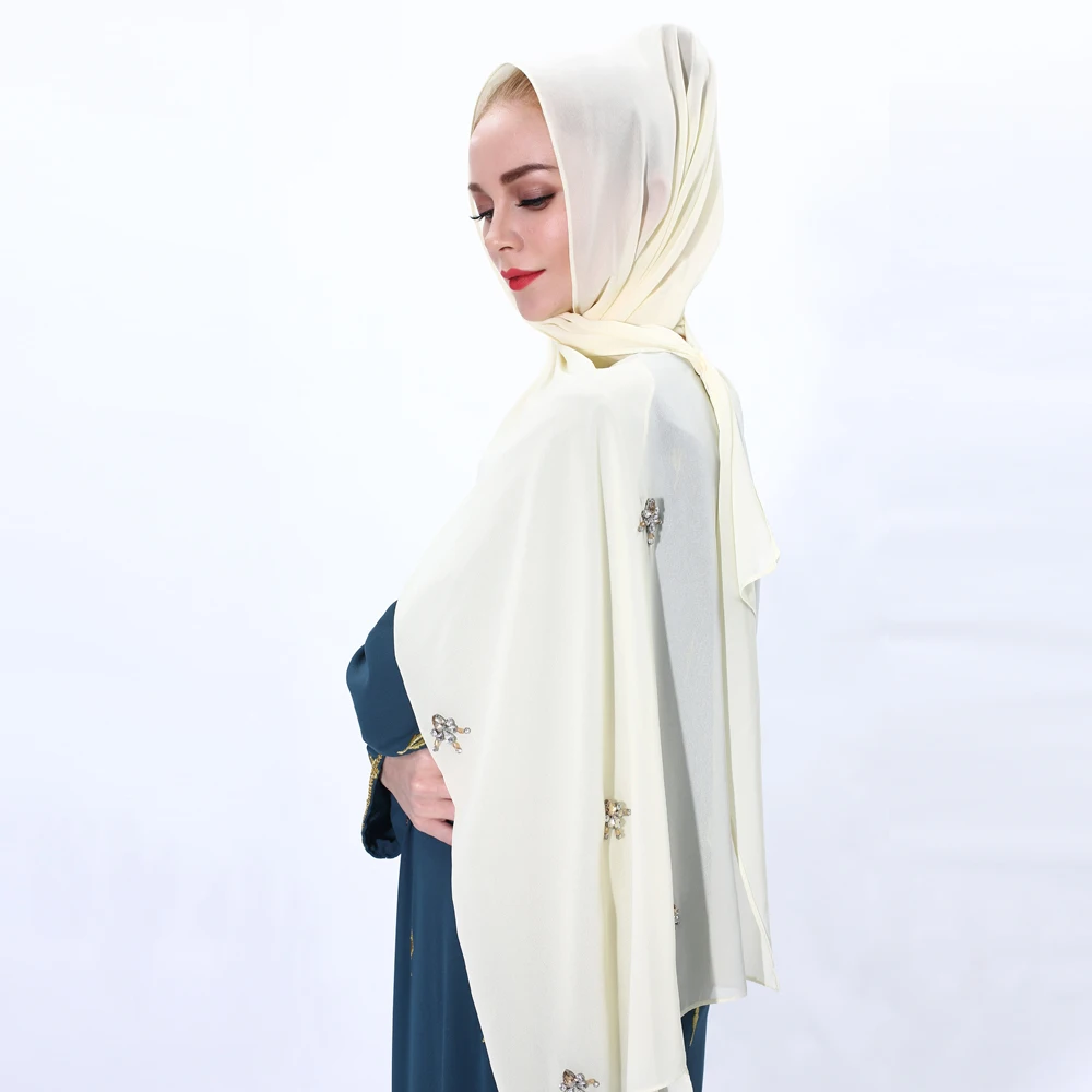 

Шифоновая абайя Hijab шарф Мусульманский Hijabs Head Wrap Turbans для женщин Jilbab Headscarfs Foulard вуаль Turbante Femme Musulman