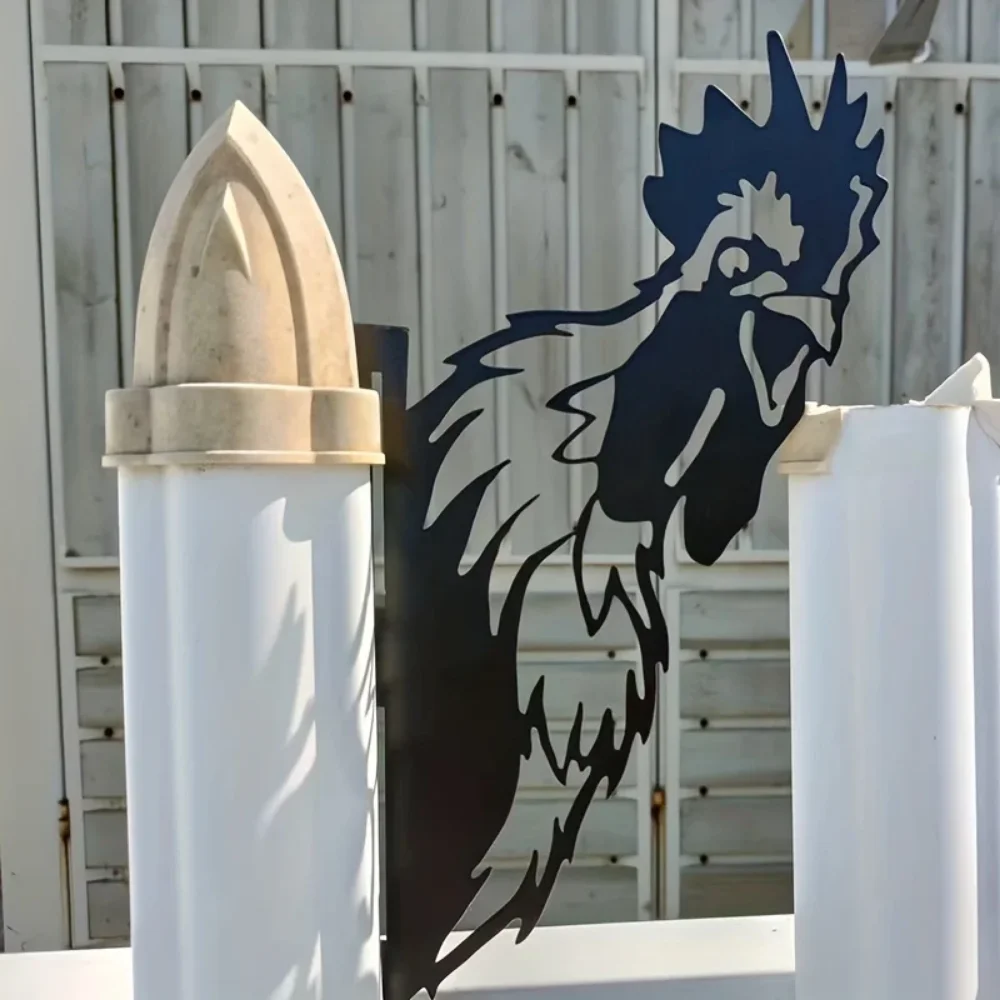 Силуэт железа для курицы: очаровательный уличный декор сада и фермы. Фотообои