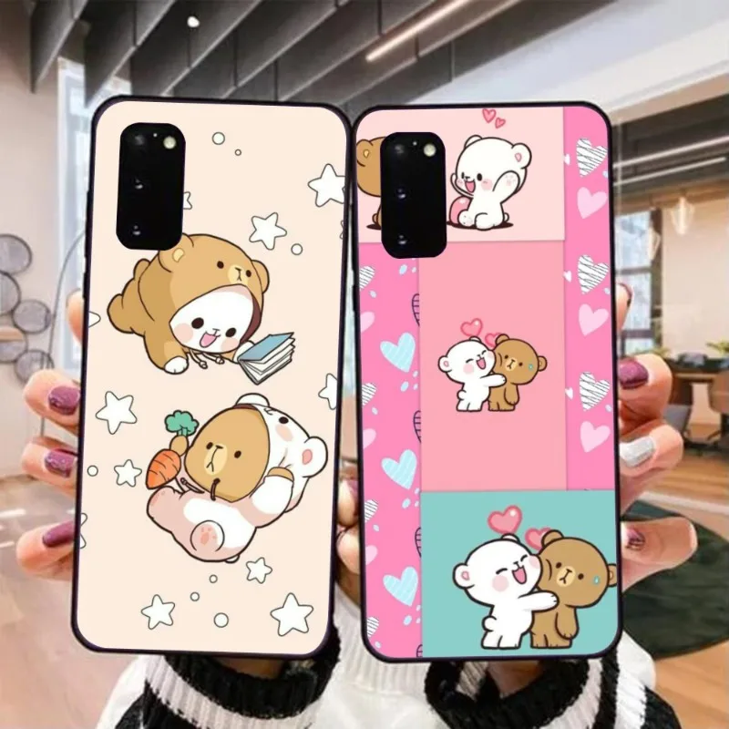 

Чехол с рисунком аниме молоко-мокко для Realme GT 2 9i 8i 7i Pro X50 X2 C35 C21 C20 C11 C3, черный мягкий чехол