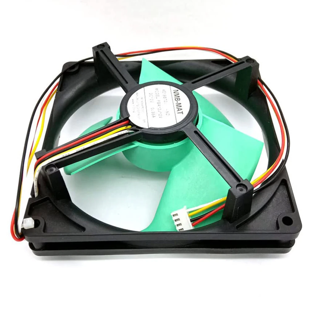 Сменный вентилятор для холодильника NMB FBA12J12V DC12V 0.35A 12cm 4-линейный холодильник