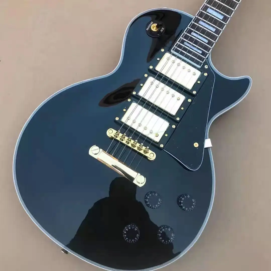 

Classic Oem 6 String Electric Guitar 3 Pickups Gold Hardware High Quality Free Delivery Can Customize