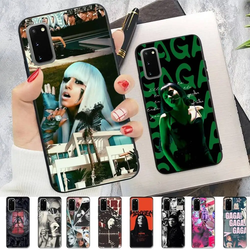 Фото Чехол для телефона Singer L-Lady G-Gaga для Samsung S 24 fe 25 Ultra plus 20 lite 21 30 22 23 24 22 Ultra 5G Fundas №4