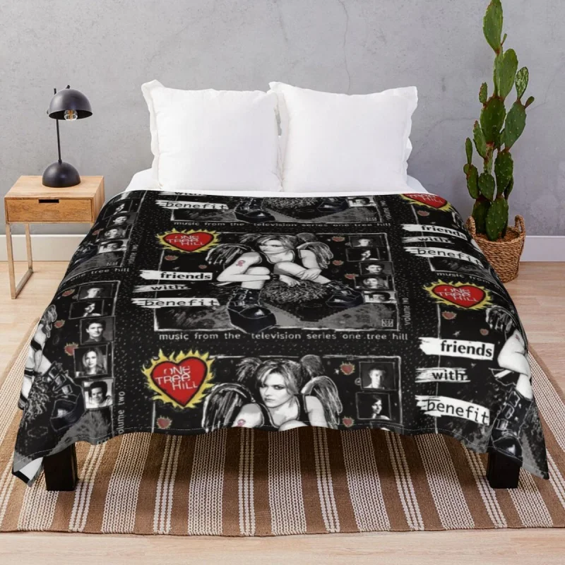 

One Tree Hill Friends With Benefit Blankets Fleece Autumn Ultra-Soft Throw Blanket for Bedding Sofa Camp Office