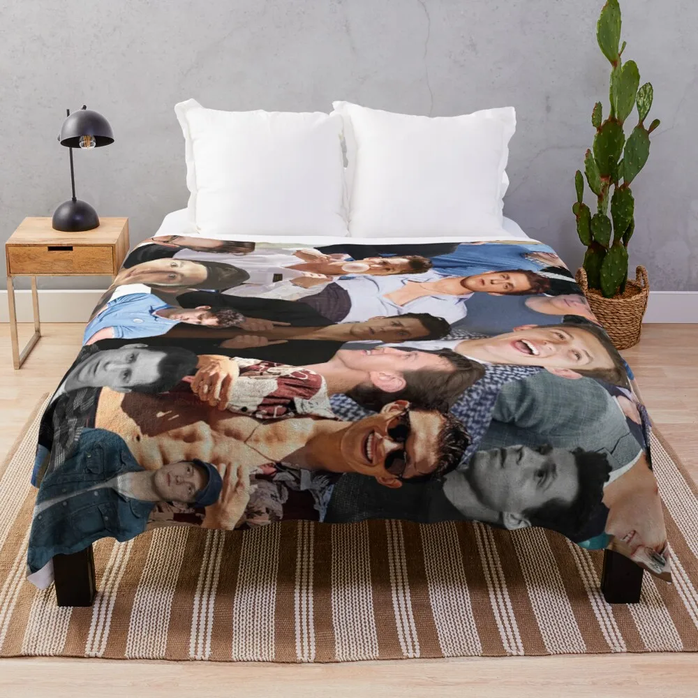 

tom holland photo collageThrow Blanket Blankets Sofas Of Knitted Decoration