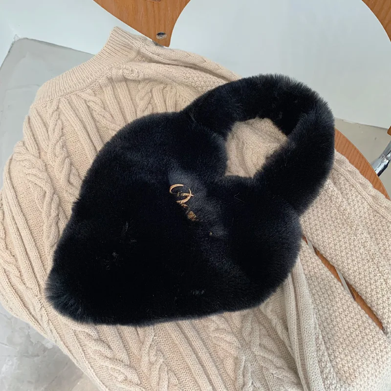 

Уникальный дизайн, женская мягкая плюшевая ручная сумка в форме сердца, однотонные сумки-шопперы из искусственного меха, женские пушистые с...