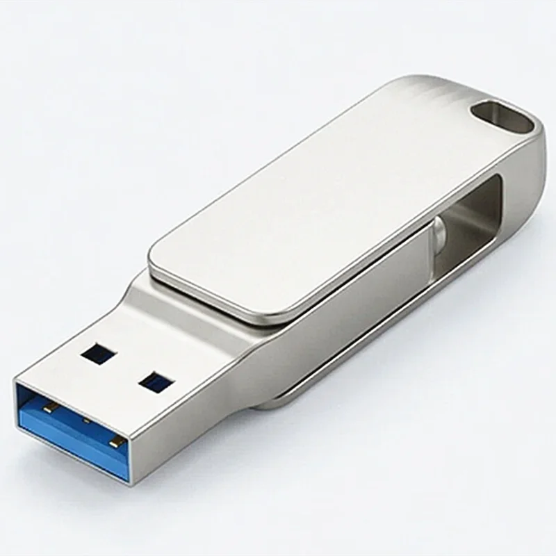 Фото Новый USB-накопитель 3-в-1 512 ГБ 256 ГБ 128 ГБ Type-C для iPhone, iPad, Android, Samsung OTG, высокоскоростной внешний накопитель №5