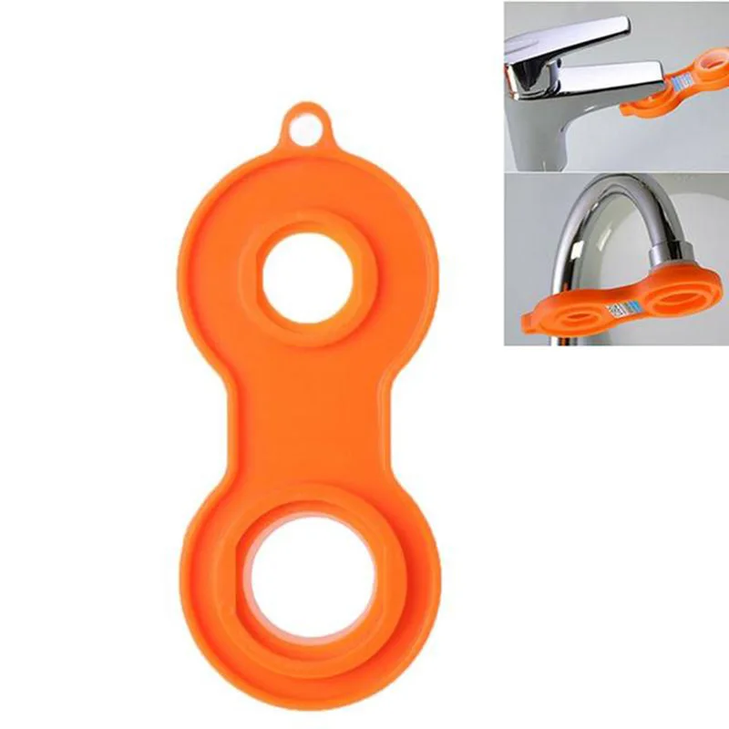 

1 piece of orange water outlet universal wrench hand faucet bubbler filter removal tool faucet maintenance supplies