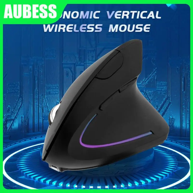 

Vertical Vertical Mouse Gaming Upright Mouse Charging Usb Mice Mouse For Pc Laptop Office Home Ergonomic Right Hand 2.4g New