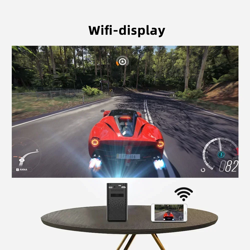 Фото 2026 BYINTEK P20 Мини-проектор DLP LED для смартфона, 3D 4K, портативный, Android, Wi-Fi, домашний кинотеатр, проектор 1080P для всей семьи №5