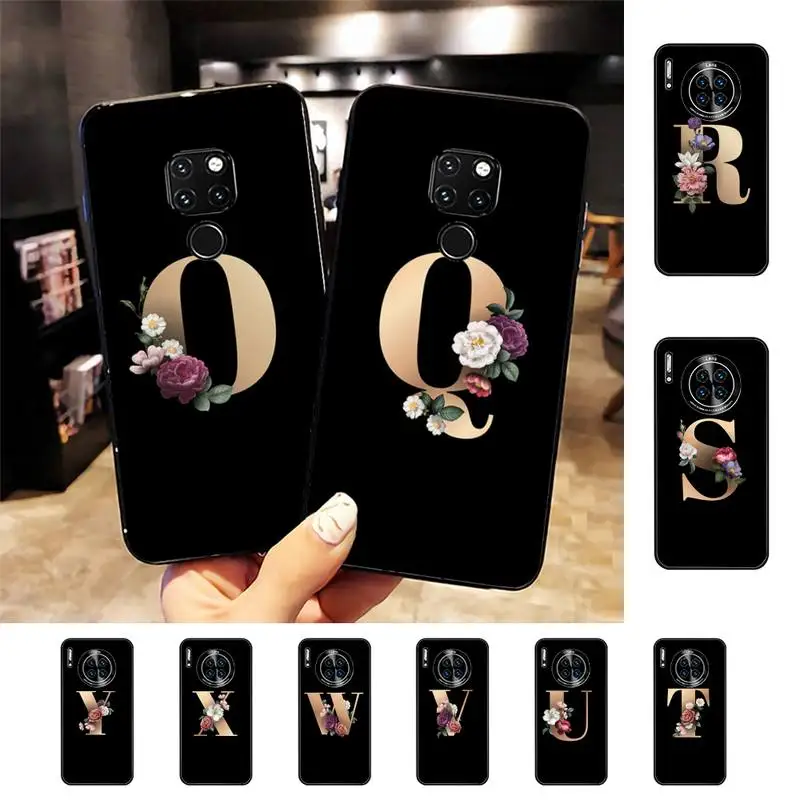 

Cute Letters Phone Case For Huawei Nova 3I 3E mate 20lite 20Pro 10lite Luxury funda case