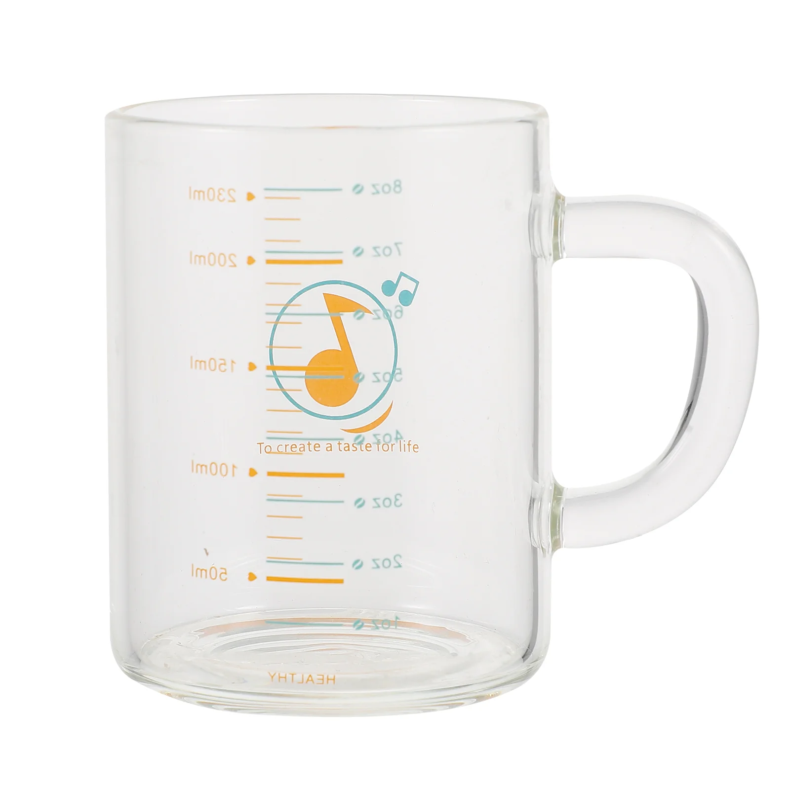 

Measuring Cup Mug Pitcher Scale Espresso Breakfast Beaker Jug Frothing Clear Specimen Cups Chemistry Mixing Drink Cocktail