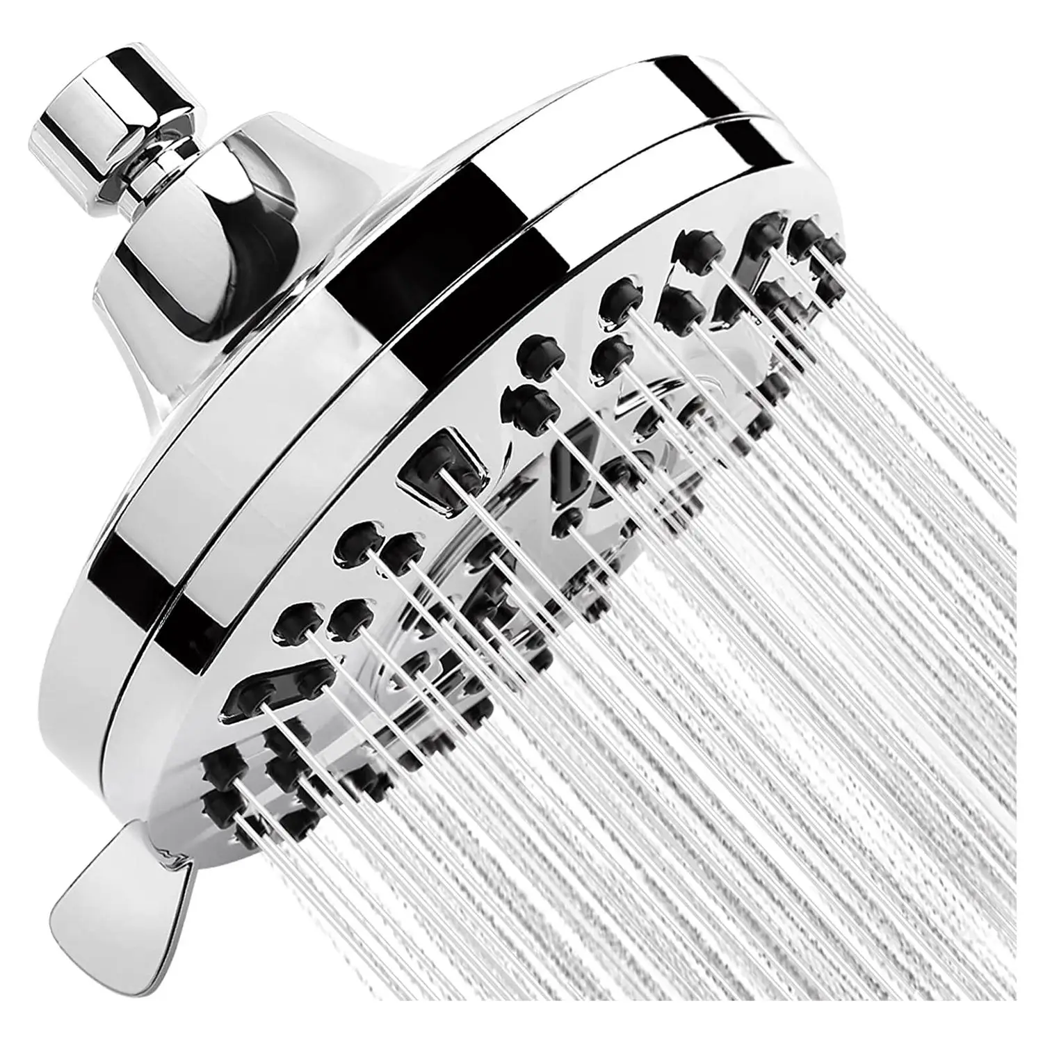 

Shower Head, Rainfall ShowerHead,5.1Inches High-Pressure with 63 8Spray Modes-Replacement for Bathroom Shower Heads