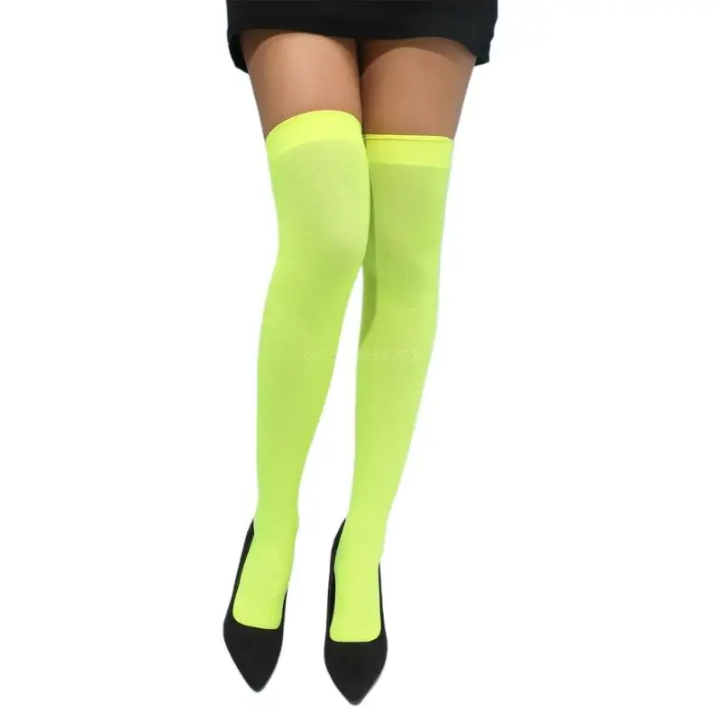 

Чулки до бедра карамельных цветов, сексуальные женские теплые чулки для косплея, эластичные чулки для ночного клуба, украшение для сексуаль...