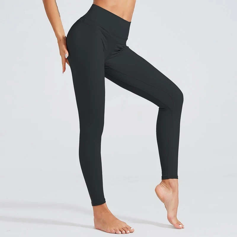 Женские двухсторонние нейлоновые йога-штаны Naked-Feels с эффектом "голое тело", с поддержкой, спортивная одежда для тренировок в спортзале, суперэластичные плотные леггинсы с высокой талией, S-XL