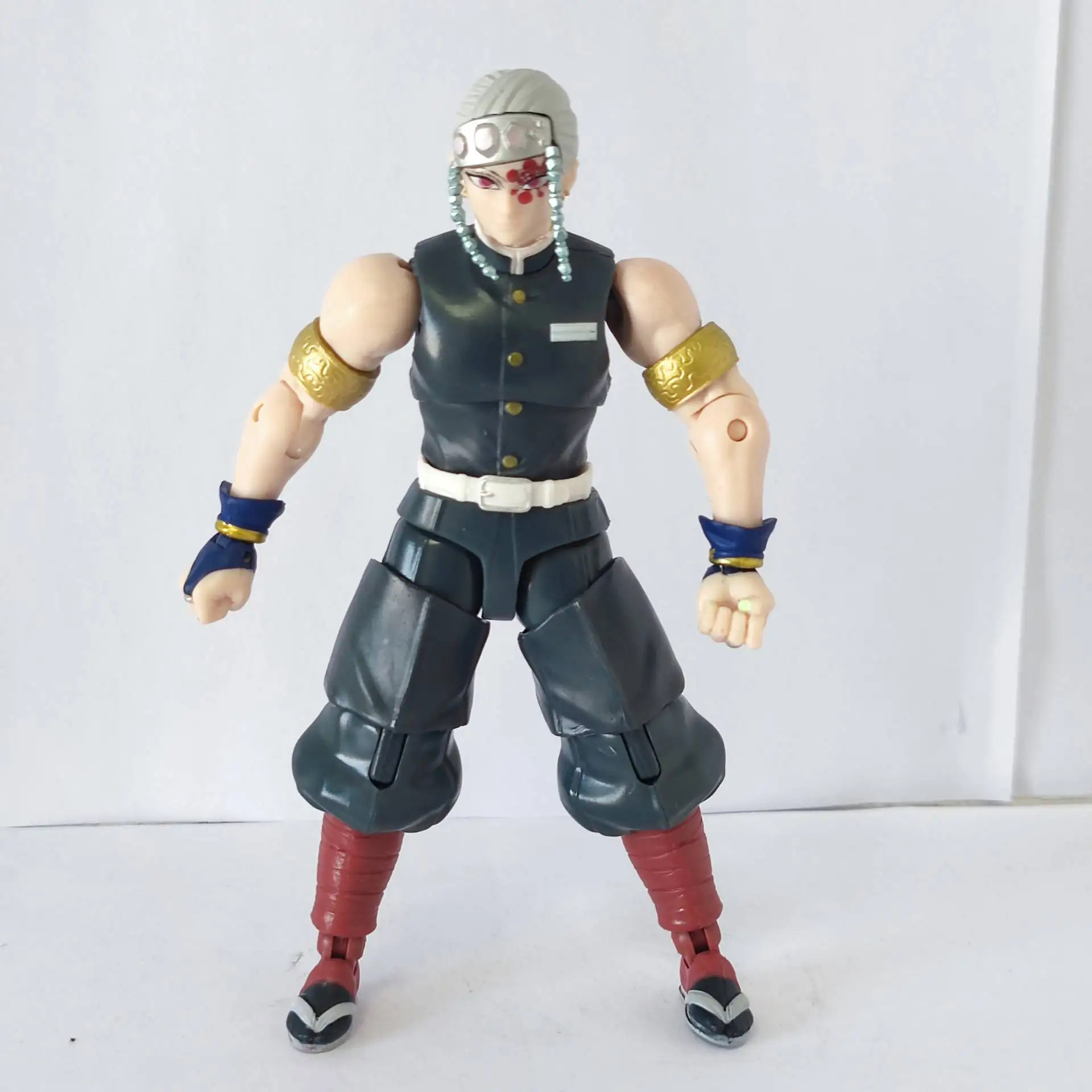 Фото Подлинная Bandai Dragon Ball Super Saiyan Vegeta Wukong Tranks без аксессуаров, свободная 5-дюймовая кукла в подарок №4