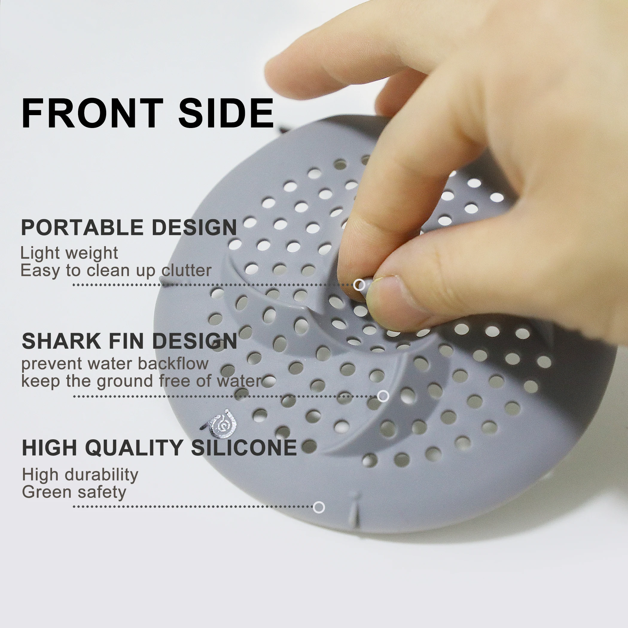 

Shower Drain Silicone Kitchen Sink Filter Hair Stopper Catcher Filter Bathtub Strainer Sewer Outfall Filter Bathroom Accessories