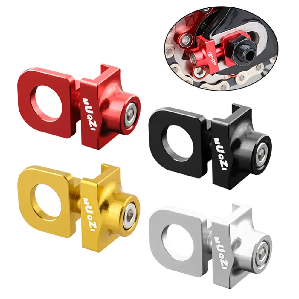 

New Aluminum Alloy Bike for BMX Fixie Bicycle Chain Bolt Screw Adjuster Bolt Tensioner Fastener