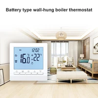 lcd gas boiler thermostat 3a weekly programmable room heating temperature controller 85x85mm