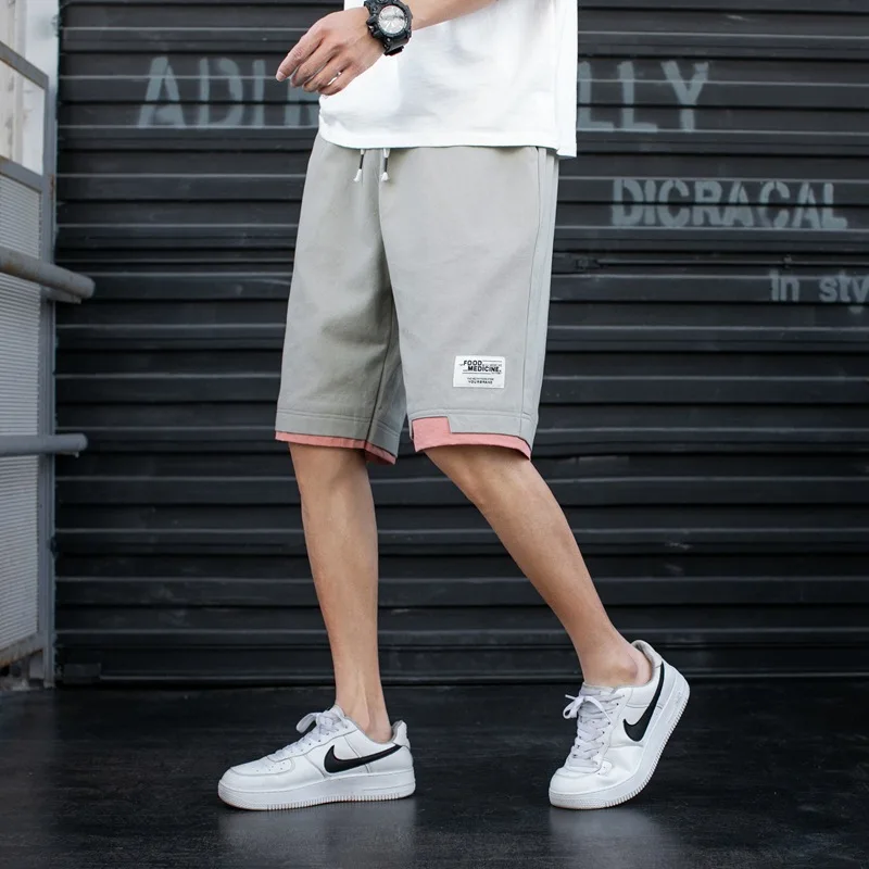 

Summer Shorts Men Casual White Shorts Solid Color Elastic Waist Bermudas Male 2022 Trends Men Trousers Pure Cotton