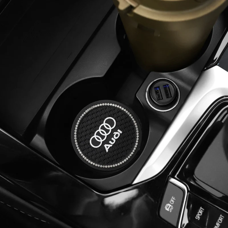 2 шт. автомобильные противоскользящие накладки для Audi Sline A3 A1 A4 A6 B8 A5 B7 C7 A7 A8 B9 B6 C6