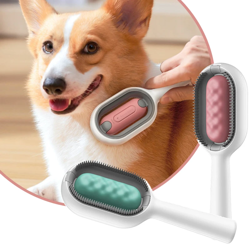 Pet Grooming Brush Cat and Dog General Comb To Remove Floating Hair Sticky Hair Disposable Wipes Pet Cleaning Supplies