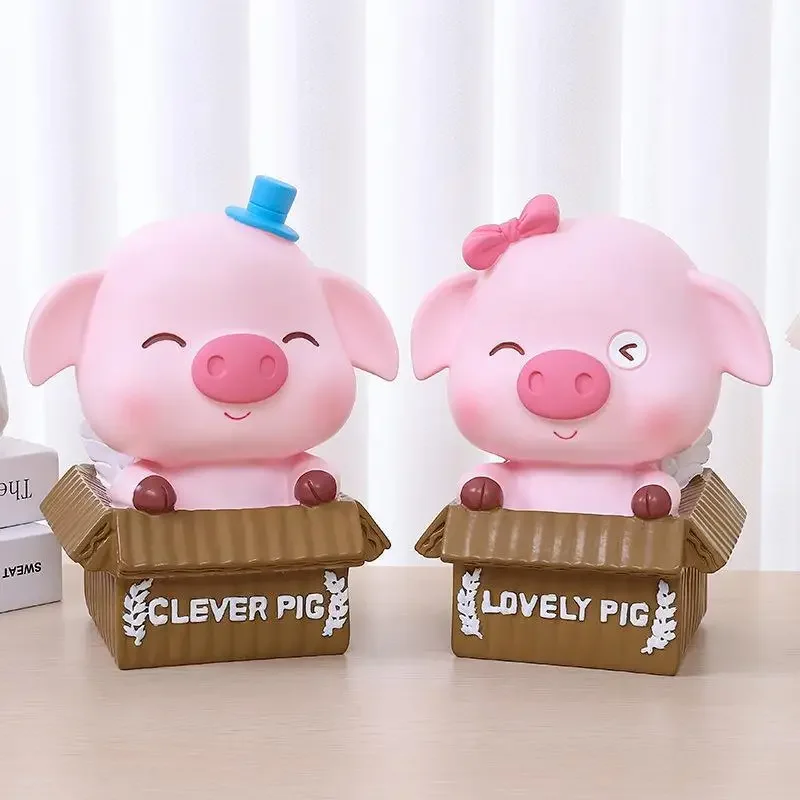 

Cute Cartoon Pig Savings Tank Piggy Enamel Savings Tank Money Tank Children's Birthday Gift