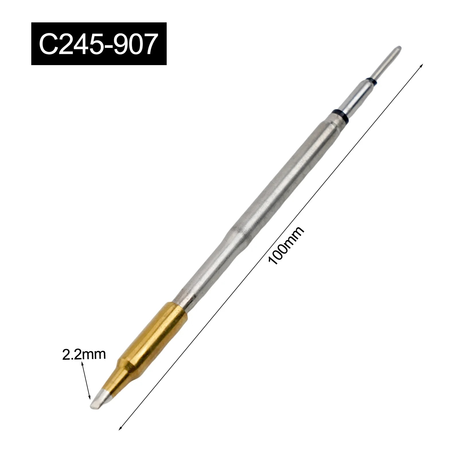 C245 наконечник паяльника прямой для паяльной станции JBC медь 100-104 мм