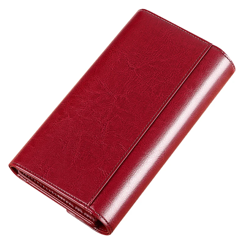 2022 Women Genuine Leather Wallet Ladies Hasp Patent Wallets Luxury Brand Coin Purse Female Clutch 3 Fold Cowhide |