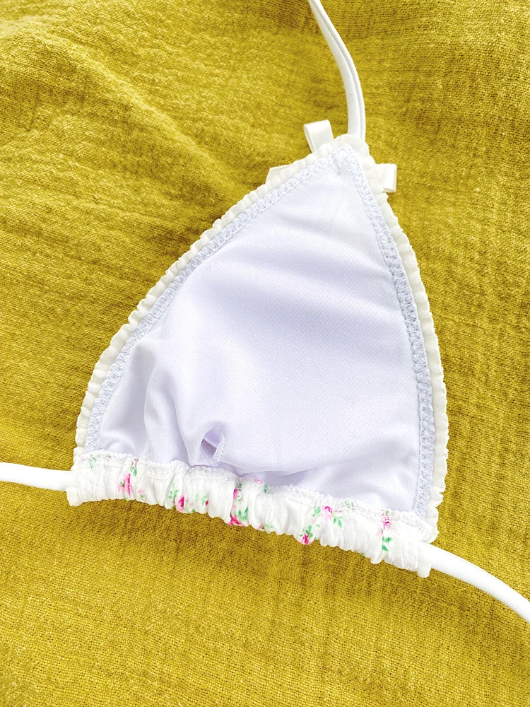 Сексуальные комплекты бикини треугольный купальник женский купальный костюм с