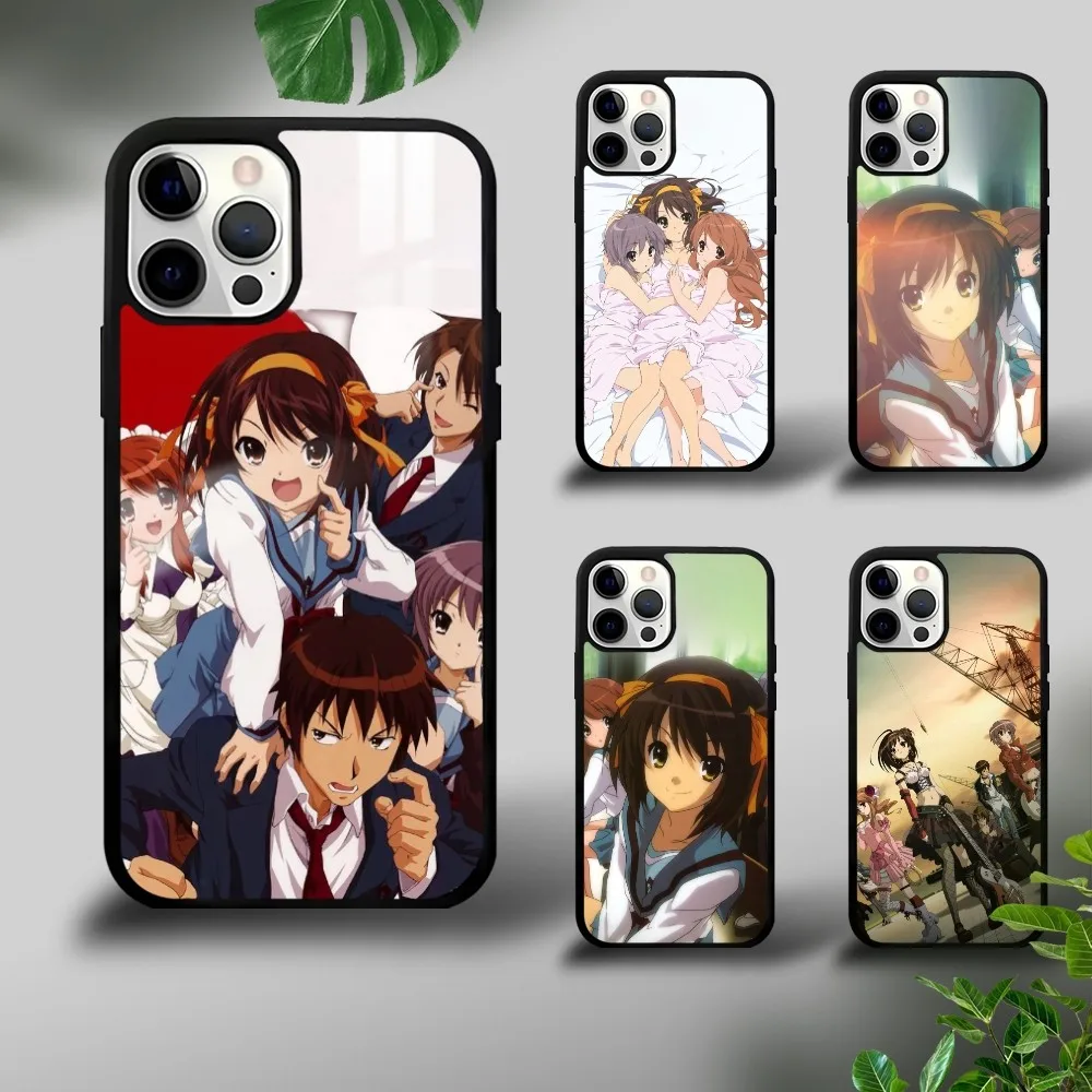 Чехол для телефона HaR-uhi SuZ-umiya's melA-ncholy iPhone 16 15 14 13 12 11 Pro Xs Max Mini Plus Celulares Hard Funda