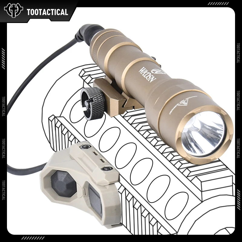 Фонарик WADSN Surefir M300C M600U двухфункциональный переключатель контроля давления Axon M600u