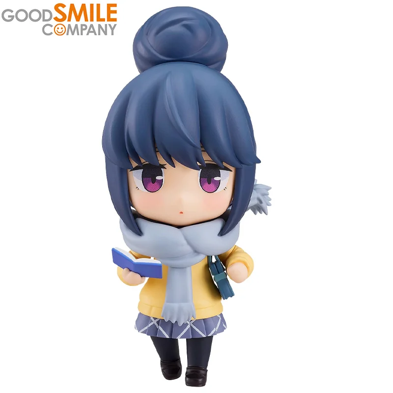 

Original Good Smile Company GSC 2197 Nendoroid Yuru Camp Rin Shima Uniform Ver Figure Kawaii Anime Action Model Toys Gift