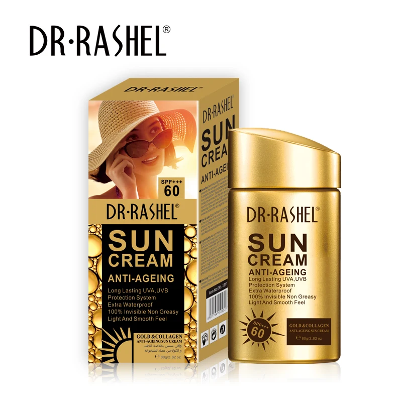 Фото DR RASHEL100SPF Защитный крем для лазоляции золотистого коллагена для предотвращения УФ-лучей, солнцезащитный крем для военной подготовки, пляжа №5
