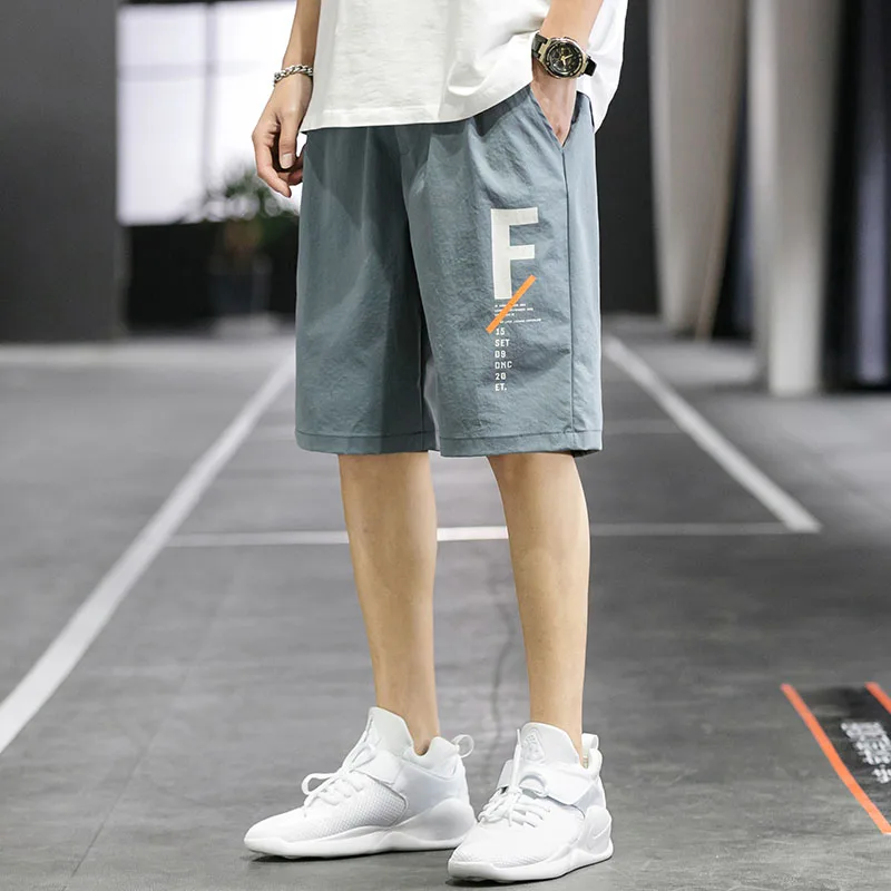 

Basketball Active Pants Men Casual short homme Mens Summer Shorts Oversize 4XL Cargo shorts for men's clothing Teenager MQ814