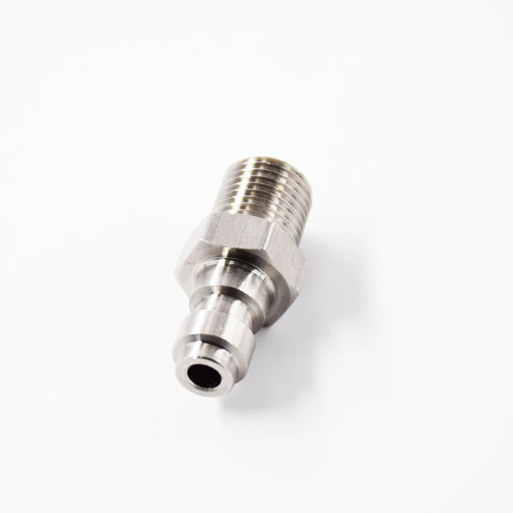 

Прочный Соединительный клапан, 1 шт. M10 * 1 штекер PCP, Быстроразъемное соединение из нержавеющей стали + меди с фильтром для дома