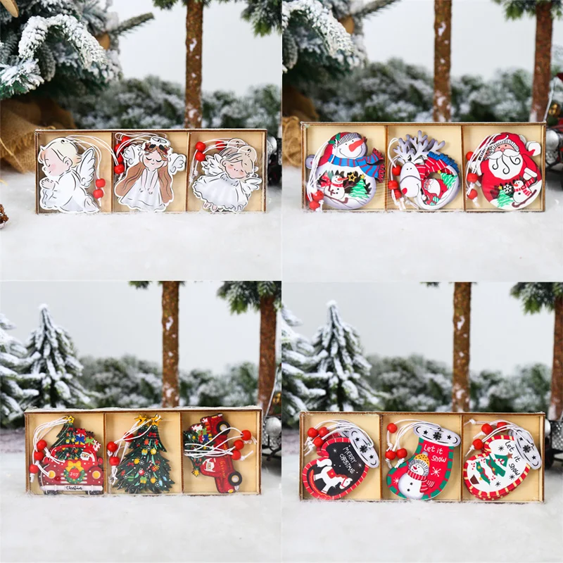 

9/12 шт., подвески в виде Санты