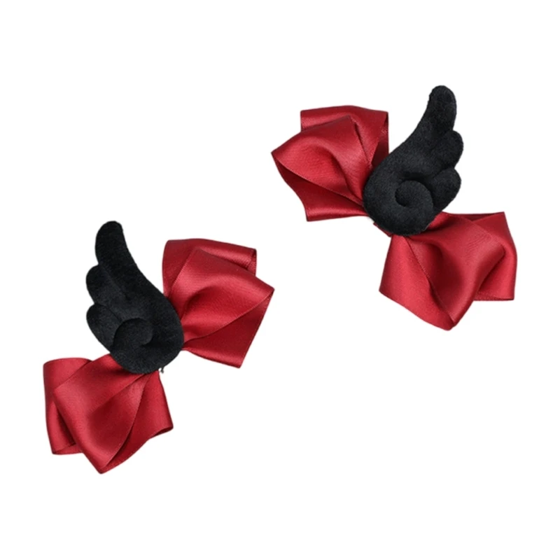 Заколка для волос с крыльями ангела девочек заколка темной серии заколки в стиле