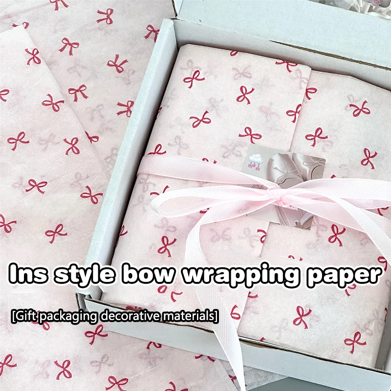 10 штук розового банта снега груши бумаги ручной работы для упаковки подарков