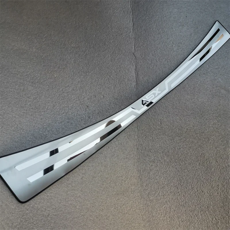 

Стайлинг автомобиля для Mitsubishi ASX RVR 2019 2020 2021 2022 накладка из нержавеющей стали защитная Накладка на порог заднего бампера asx1