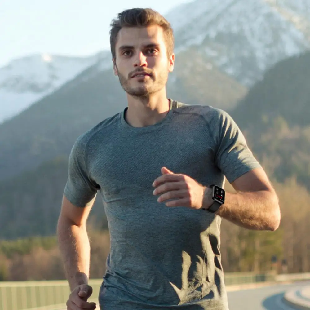 

Sports Pedometer For Android Ios Full Touch Control 220 Ma Waterproof Smart Watch Heart Rate Blood Oxygen Monitoring