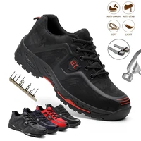 safety work shoes men steel toe cap puncture proof indestructible work boots wear resistant man sneakers welding shoes