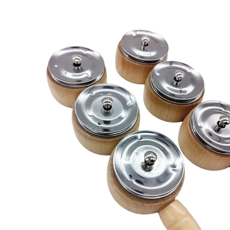 Q84C Tambourine Sticks Handheld Percussion Instruments Musical Bells Музыка