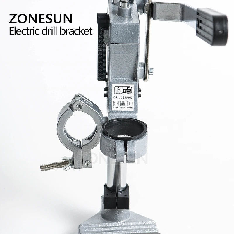 Фото ZONESUN: Фиксированный держатель для электрической дрели, кронштейн для шлифовальной машины Dremel, подставка-зажим, аксессуары для шлифовальных машин для деревообработки №2